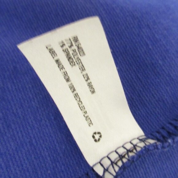 Gap Dress M Medium Blue Rugby Stripe Short Sleeve Preppy Nautical - Picture 5 of 5